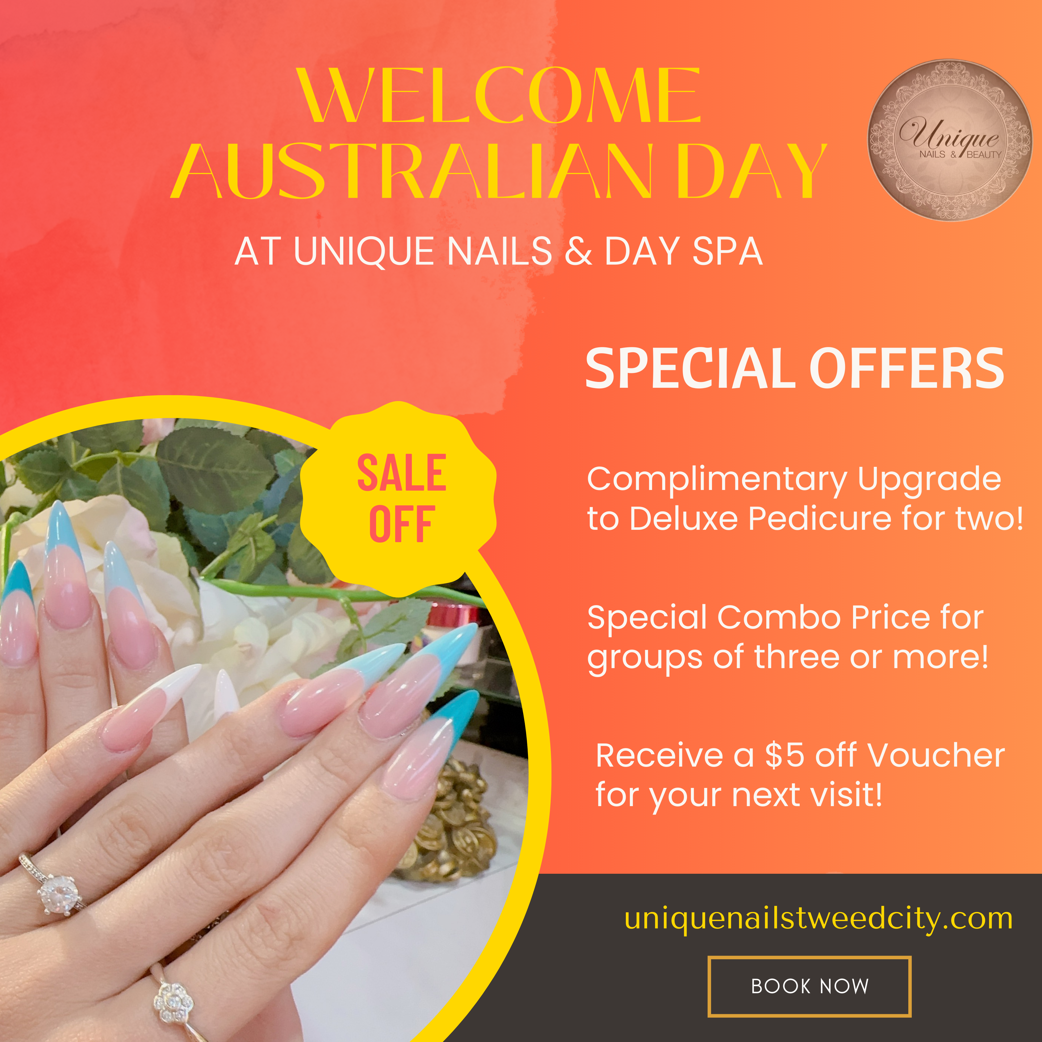 Unique nails and deals spa